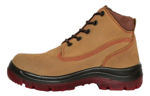 Imagen 3 de 5 de Zapato Vv Euro Suela Roja Pu/tpu Casco De Acero Piel Horse