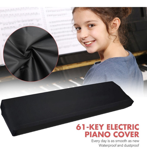 Imagen 3 de 6 de Funda Antipolvo Impermeable P/ Piano Digital 61 Teclas