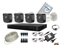 Comprar Cctv Kit Pro Hikvision Dvr 4ch + 4 Cam 2mp Disco 1t Tienda9