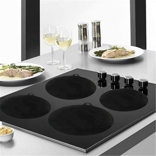 // A Induction Cooktop Mat Silicone Insulation Pad Tér 4pcs