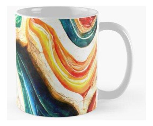 Taza Talla Abstracta De Mármol Sintético - Laetoria Serranus