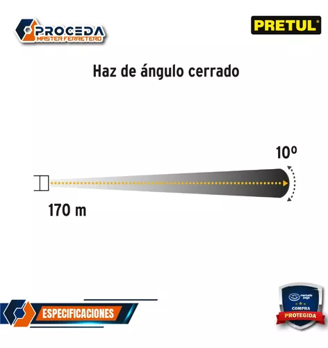 Linterna Reflectora 5 Leds 200 Lm Recargable Pretul 24091 – Master Detector  México