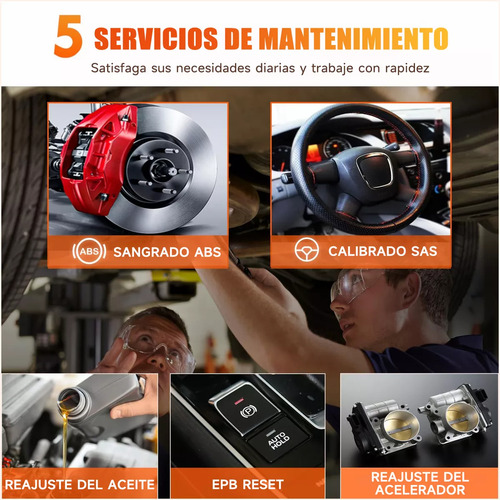 Scanner Obd2 Motor Airbag Transmisión Abs Epb Srs Scan Tool