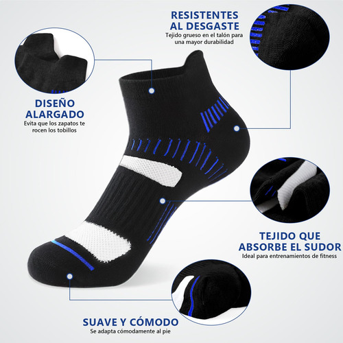 Calcetas Para Hombre 8 Pares, Calcetines Deportivos Algodon