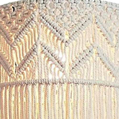 L Lámpara Colgante De Macramé Bohemio