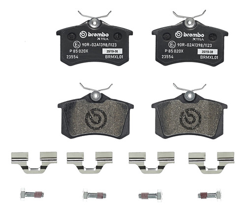 Balatas Brembo Xtra Audi A4 1.8 T 1996 A 1999 Trasero