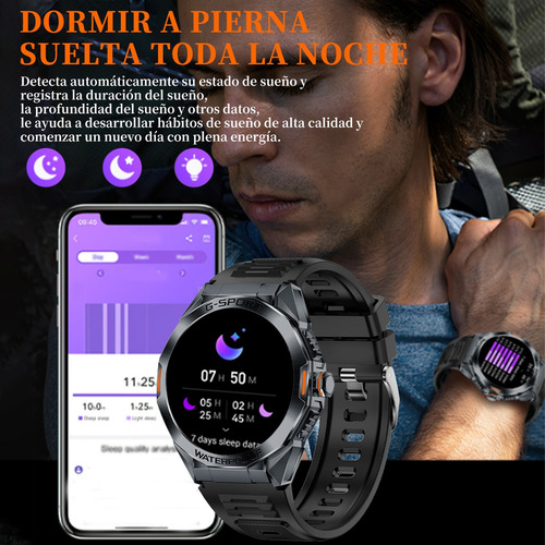 Reloj Inteligente Smartwatch Bluetooth Reloj Deportivo Para Hombre Función De Llamada A Prueba De Caídas Impermeable Inteligente Smart Watch