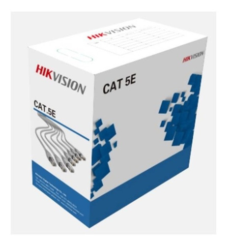Cable Hikvision Utp Cat5e Bobina 305mts 100% Redes Y Cctv 