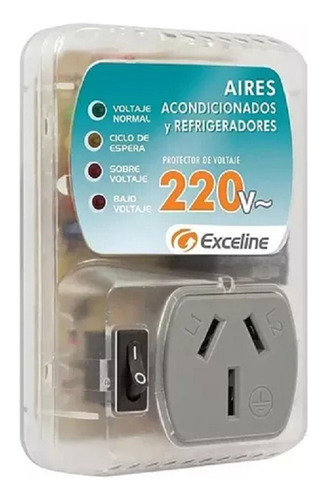 Protector Voltaje Enchufable A/a Y Refriger 220v Exceline