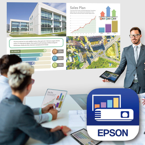 Projector Epson Powerlite W49 3lcd Wxga For Classroom Hdmi