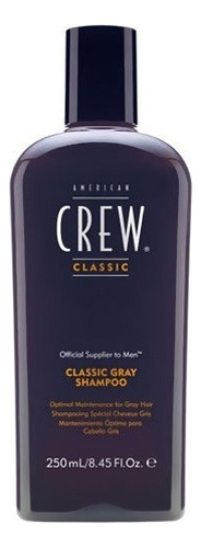 Shampoo American Crew Gray 250ml Canas Hombres Nice
