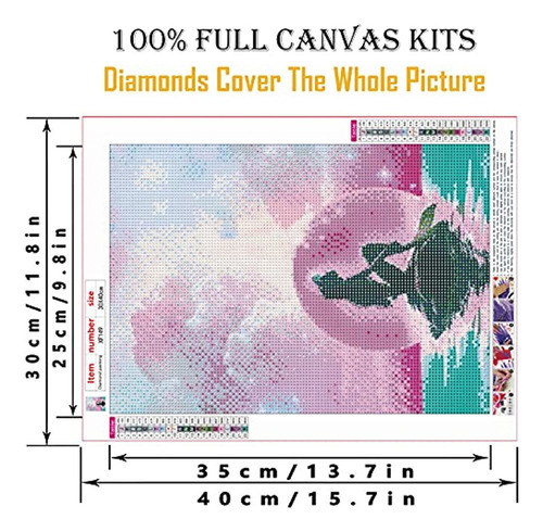 Kits Pintura Con Diamantes De La Sirenita Para Adultos Niños