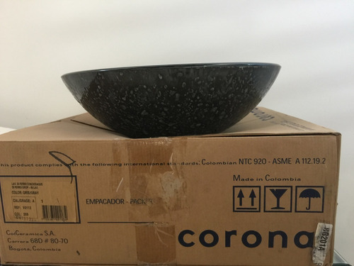 Lavamanos De Vidrio Templado Marca Corona