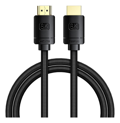 Outlet Cable Baseus Hdmi 1 Metro Color Negro Sin Packaging 