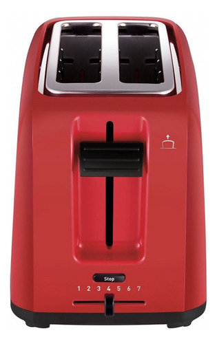 Tostador Para Pan Vital Red T-fal 2 Rebanadas Tt1a15mx 7 Niv Color Rojo