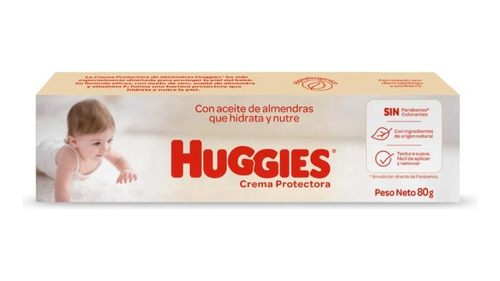 Crema Protectora Huggies C/aceite De Almendras 80grs.