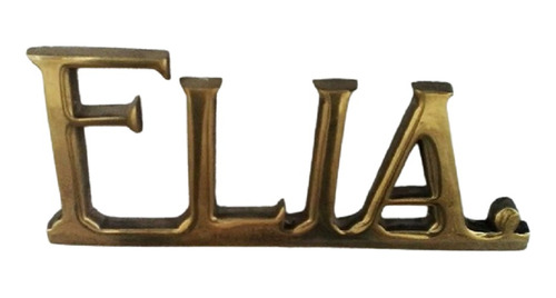 Letras Y Números En Bronce Pulido