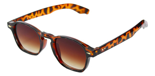 Lentes De Sol Color Café Unisex Animal Prime Estilo Moderno Y Minimalista Protección Uv400 Gafas De Sol De Alta Calidad Diseño Elegante Y Sofisticado Marca Basic Power
