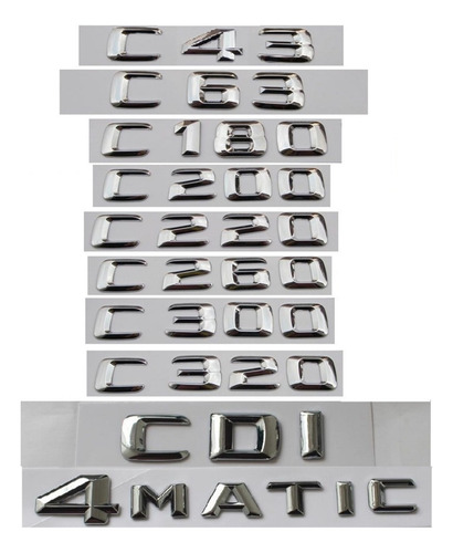 Insignia Del Emblema Del Maletero, Emblemas De Letras
