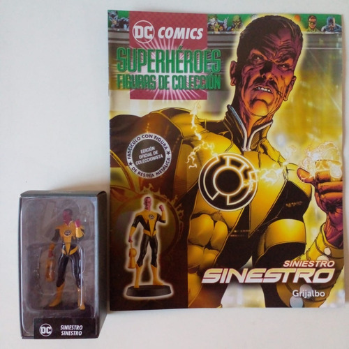 Revista + Figura Coleccionable Dc Comics. Siniestro.