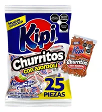 Kipi Churritos Ajonjolí Bolsa 25 Pzs Dulce Típico Mexicano
