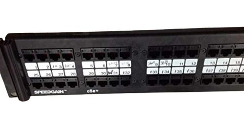 Patch Panel Hubbell 48 Puertos Cat5e Seminuevo Sin Jacks