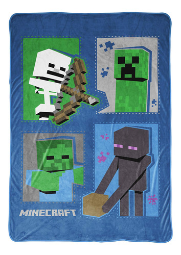 Manta Iconos De Minecraft, Mide 62 X 90 Pulgadas, Ropa ...