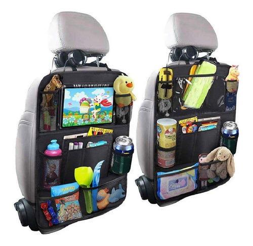 Organizador Para Asiento Trasero De Coche, Tela Oxford, 2 Un