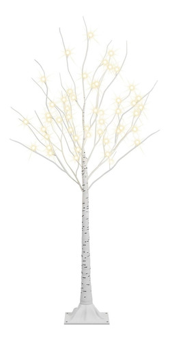 Lightshare - &aacute;rbol De Abedul Iluminado, Blanco