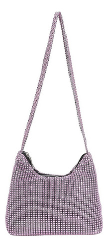 Bolso De Mano Con Diamantes De Imitación, Bolso Axilar Brill