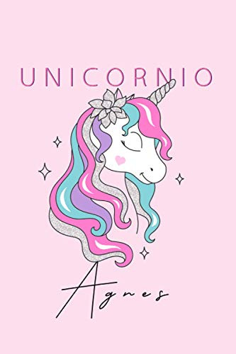 Notebook De Unicornio De Agnès: Lined Blank Notebook For - U