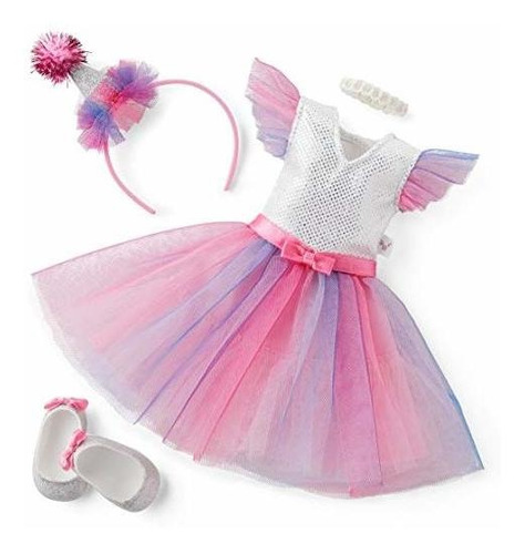 American Girl Welliewishers Rainbow Birthday Outfit Para Muñ