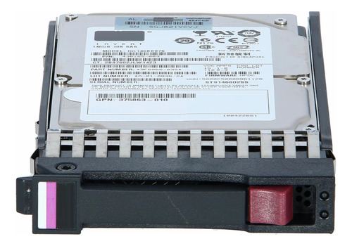 Disco Hp 2.5 Sas 3g 10k G7 432320-001/430165-003/375863-011 Plateado