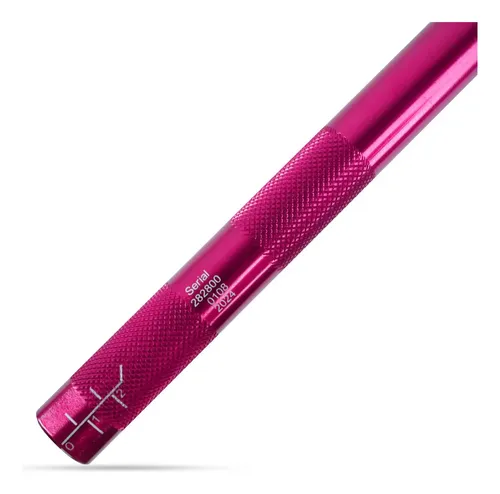 ⭐︎　27cm Guidão Oxxy Super Fat Bar 31mm Baixo C/ Adaptador Rosa