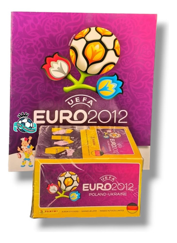 Álbum + Caja 100 Sobres De Álbum Euro 2012 Panini (estampas)