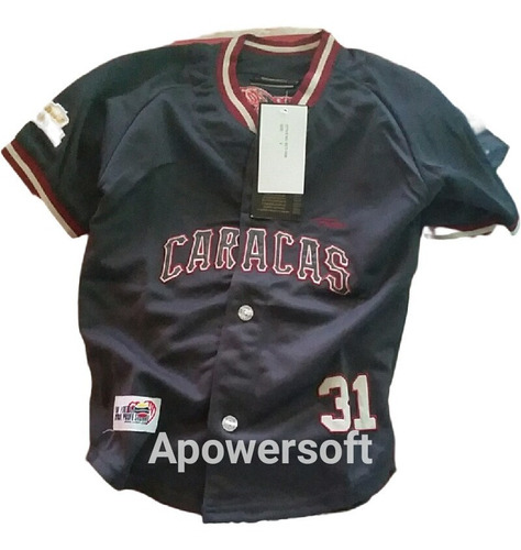 Imagen 3 de 8 de Camisas Azul Leones Del Caracas Juvenil. 6/8/10.