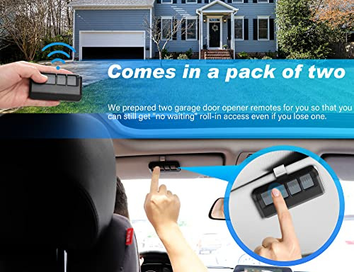 Control Remoto Para Puerta De Garaje 893lm 893max 971lm (2 U