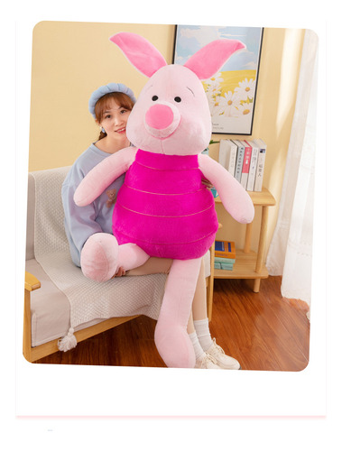 Peluche 140cm Gigante Puerquito Pigglet Winnie Pooh Color Rosa