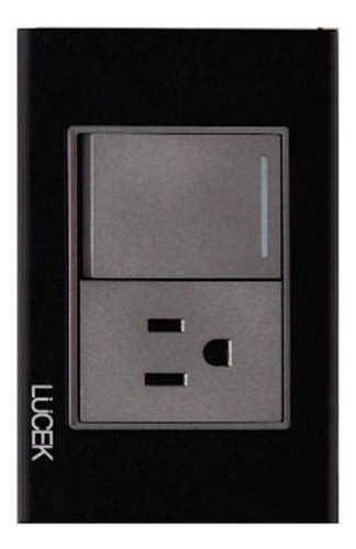 Lucek Pla 1 Int Senc Y 1 Cont De 1.5 Mod Cristal Negro