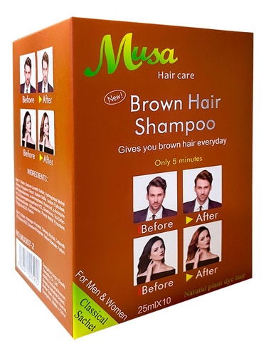 Shampoo Pinta Canas Color Castaño X10 - Musa 25ml