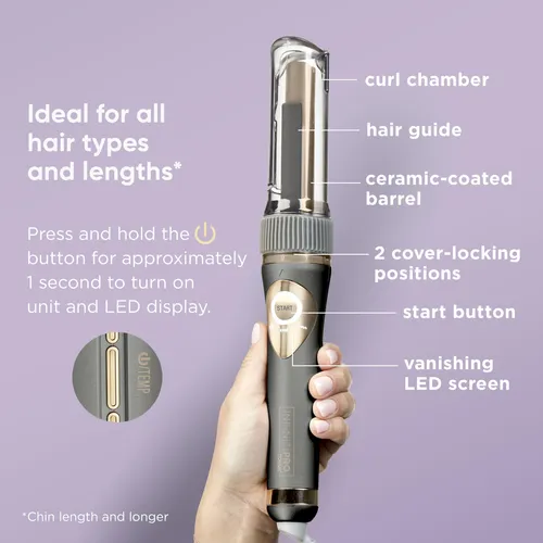 Curling Iron Conair Curl Secret, Barril Automático De 3/4 Pu