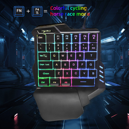 Keyboard Membrane Key Keyboard 35 Hand Single Hand Gaming