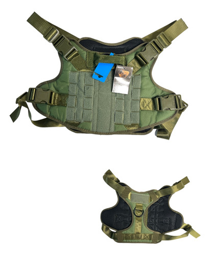 Arnes Para Perro Tactico Diseño Militar Talla Xl