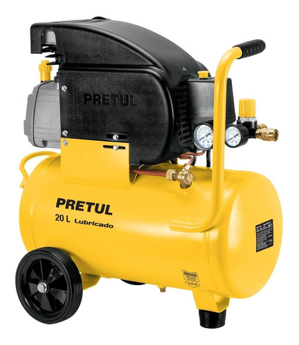 Compresor Aire Eléctrico 20l Pretul Comp-20lp 2.5 Hp 127 V  