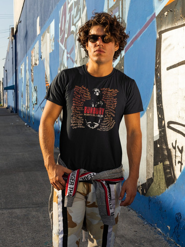 Camiseta Rock Metal Enrique Bunbury Heroes Del Silencio N4