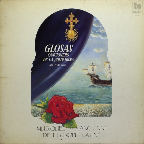 Vinilo Ensemble Glosas Cancionero De La Colombina Lp Francia