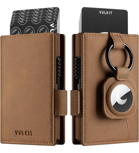 Vulkit Cartera Con Tarjetero Con Portaetiquetas Y Ventana De