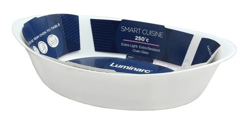 Fuente Ovalada Luminarc Smart Cuisine 29 X 17 Cm