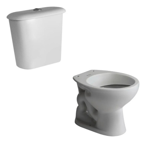 Juego Ferrum Andina Inodoro Corto Y Deposito 6l