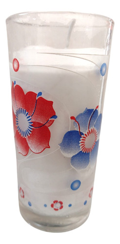 20 Veladoras Vaso Cubero Decorado Parafina Con Aroma